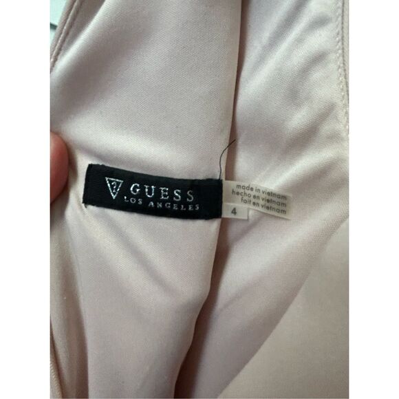 Guess Blush Pink Cut-Out Sheath Dress, Sz 4, MSRP $119 - Picture 10 of 14